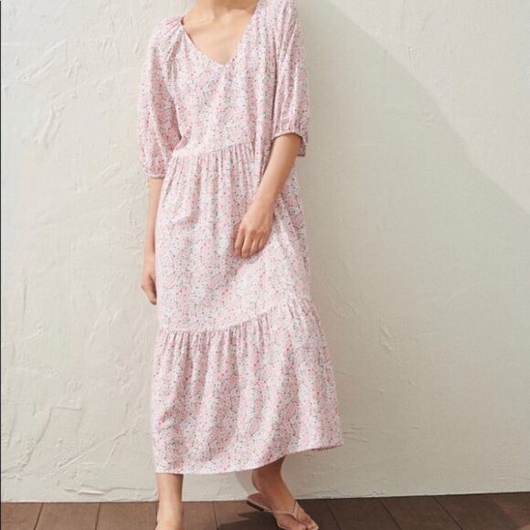 Puff sleeves floral dress H&M. New - Picture 8 of 13